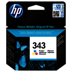 HP 343 Inkjet Cartridge, Colour, C8766EE